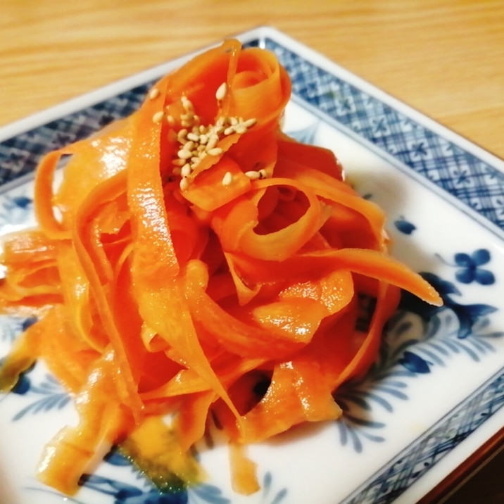 ピーラーで 人参の中華サラダ レシピ 作り方 By はじゃじゃ 楽天レシピ